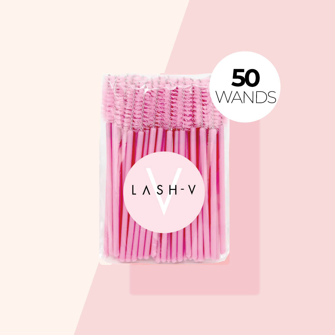 Disposable Mascara Wands Eyelash Extensions (50x Pack) - LASH V