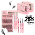 DIY Lash Cluster Kits - 30D Combo Kit (Bundle Pack) - LASH V