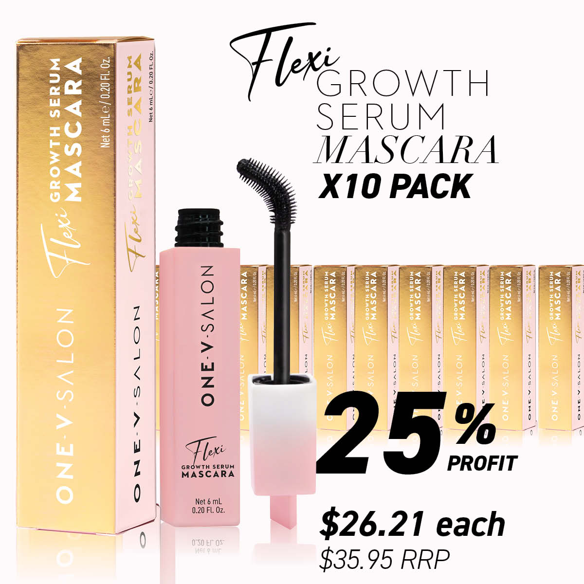 Flexi Growth Serum Mascara - (Bundle Packs) - LASH V