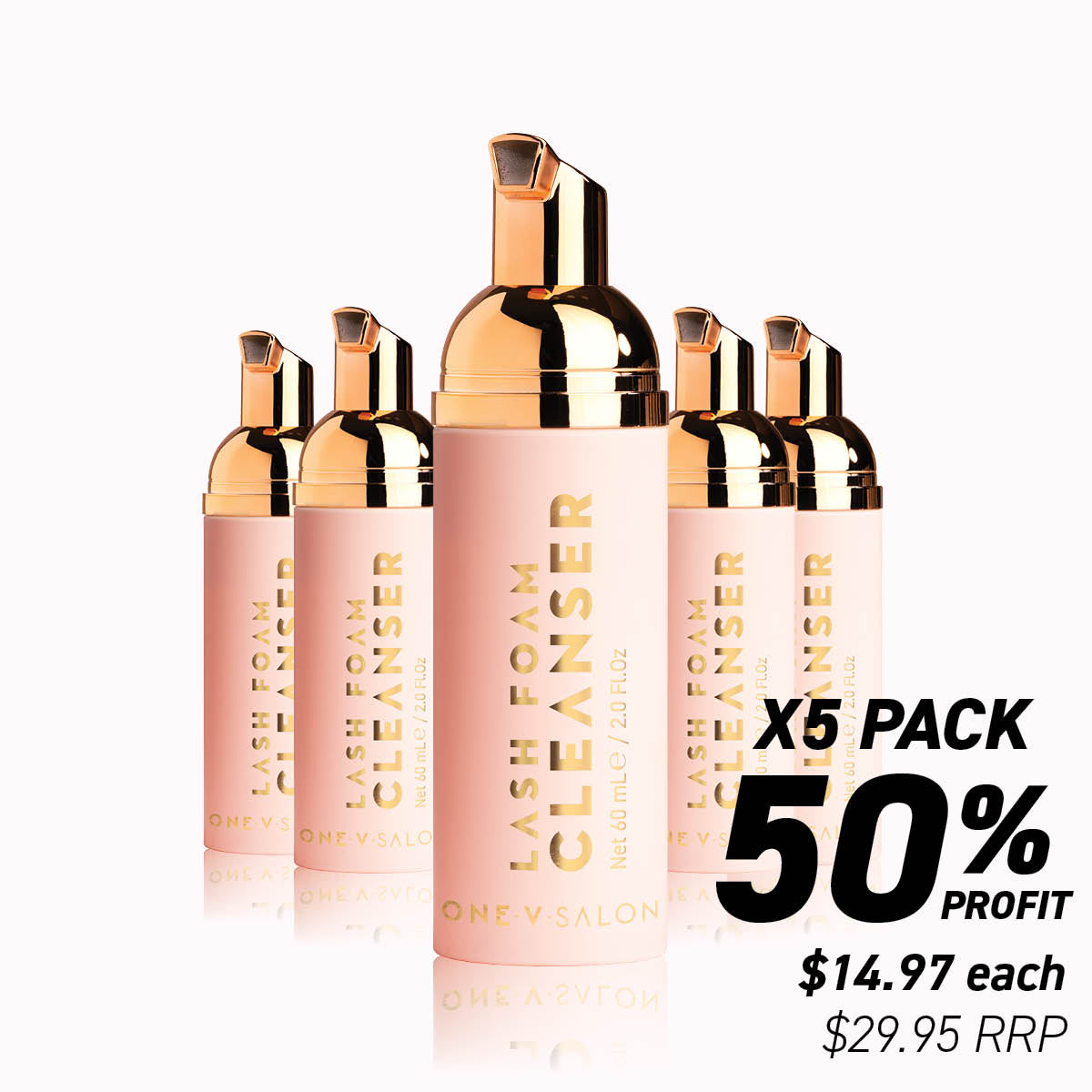 Lash Foam Cleanser Kit - (Bundle Packs) - LASH V