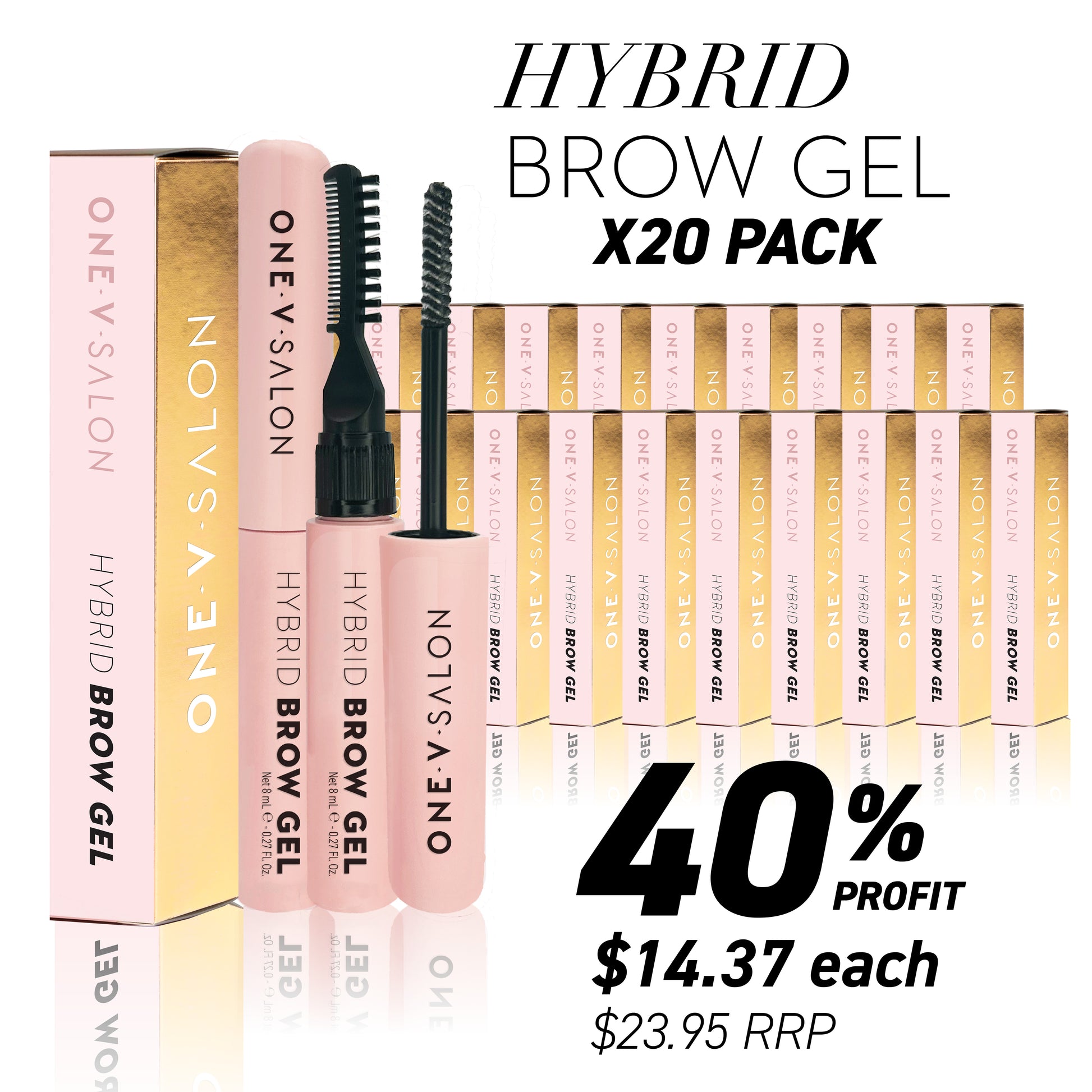 Hybrid Brow Gel - (Bundle Packs) - LASH V