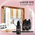 Brow Liquid Dye Complete Combo Kit - X5 colours - Airbrush Liquid Activator - LASH V
