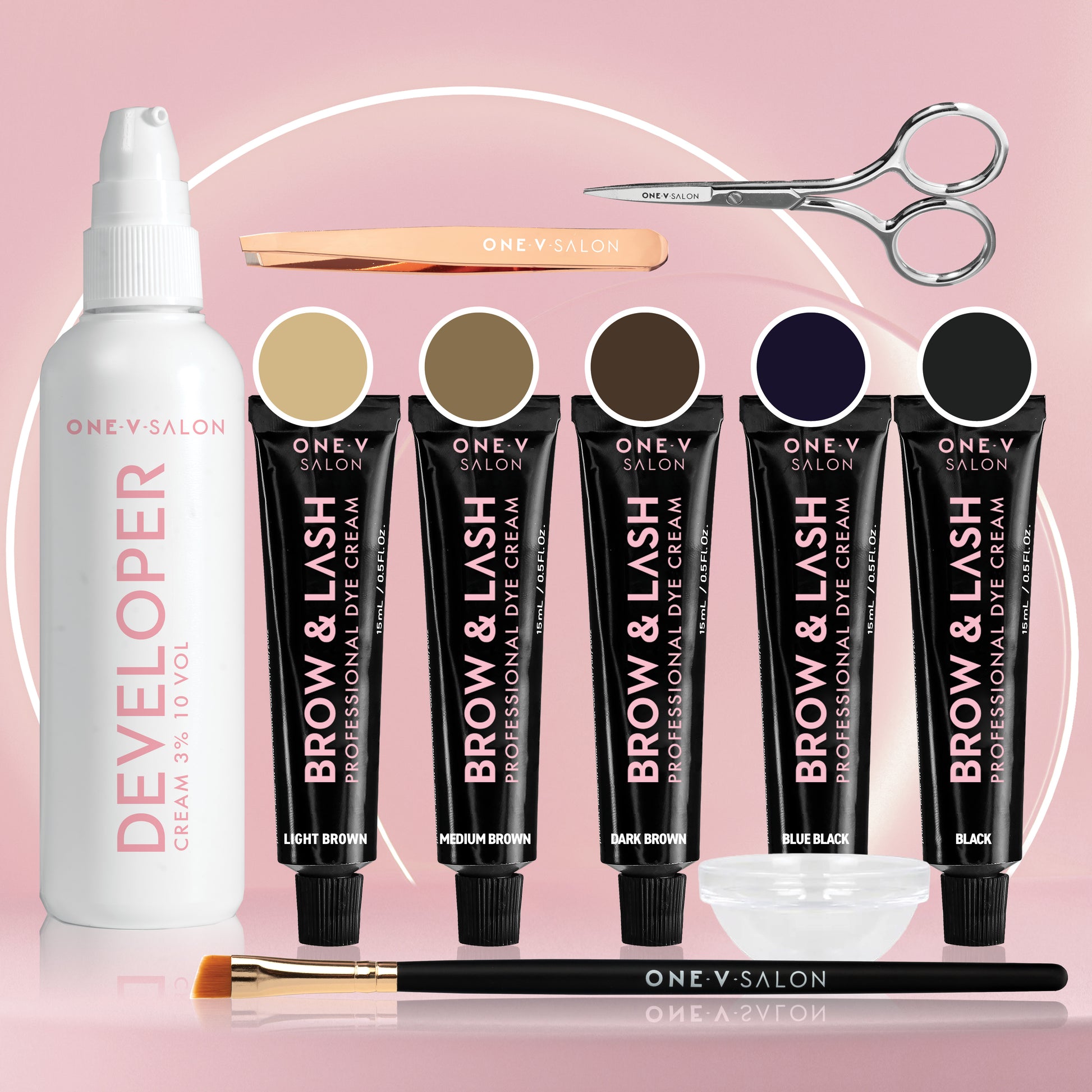 Brow & Lash Cream Dye Complete Combo Kit - LASH V