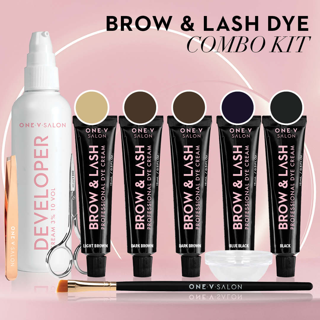 Brow & Lash Cream Tint Dye Combo Kit x5 Colours - LASH V
