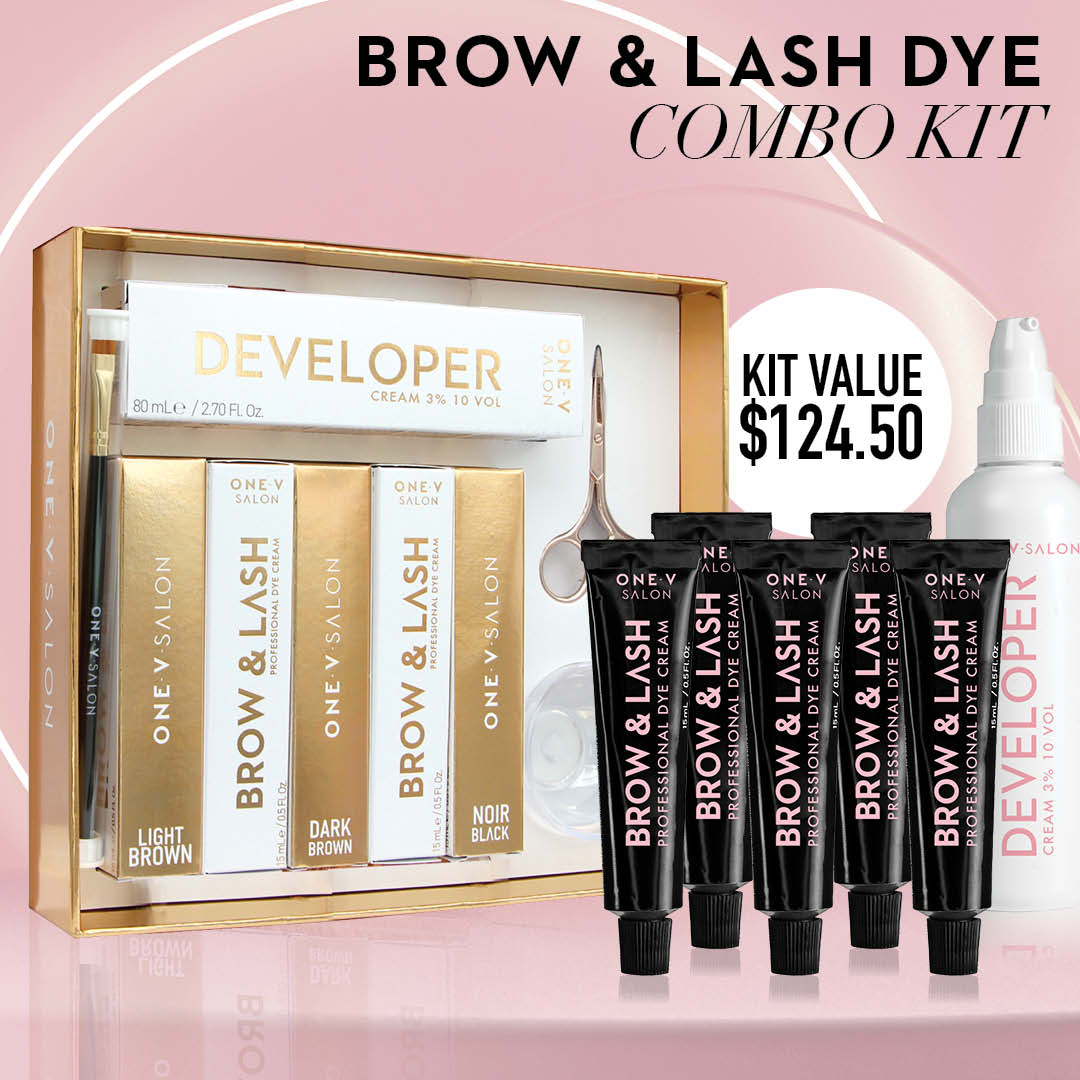 Brow & Lash Cream Tint Dye Combo Kit x5 Colours - LASH V