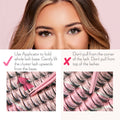 DIY Lash Cluster - Glam Wisp with Bond and Seal Kit - LASH V