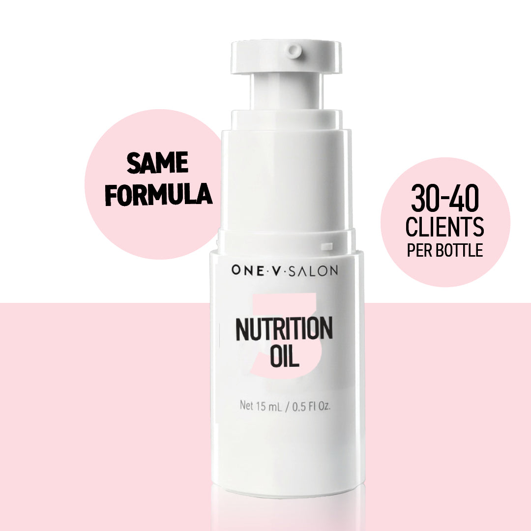 Lash Lift & Brow Lamination Professional Step 3 Nutrition Oil – Pump Bottle - LASH V