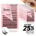 Miss Wispy Cluster Lashes Day to Night - 154 DIY Cluster Lashes (Bundle packs) - LASH V