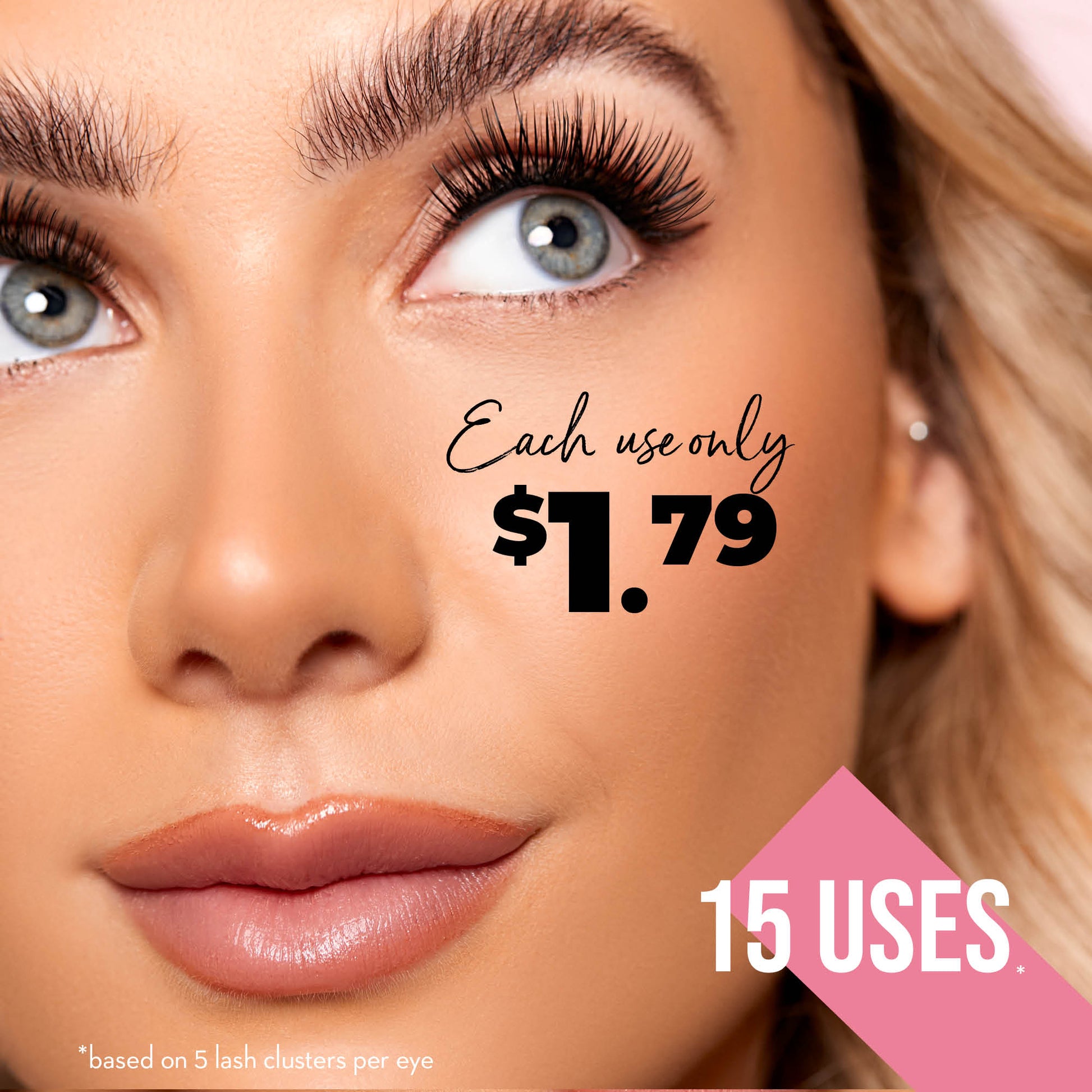 Miss Wispy Cluster Lashes - Day to Night - 154 DIY Cluster lashes - LASH V