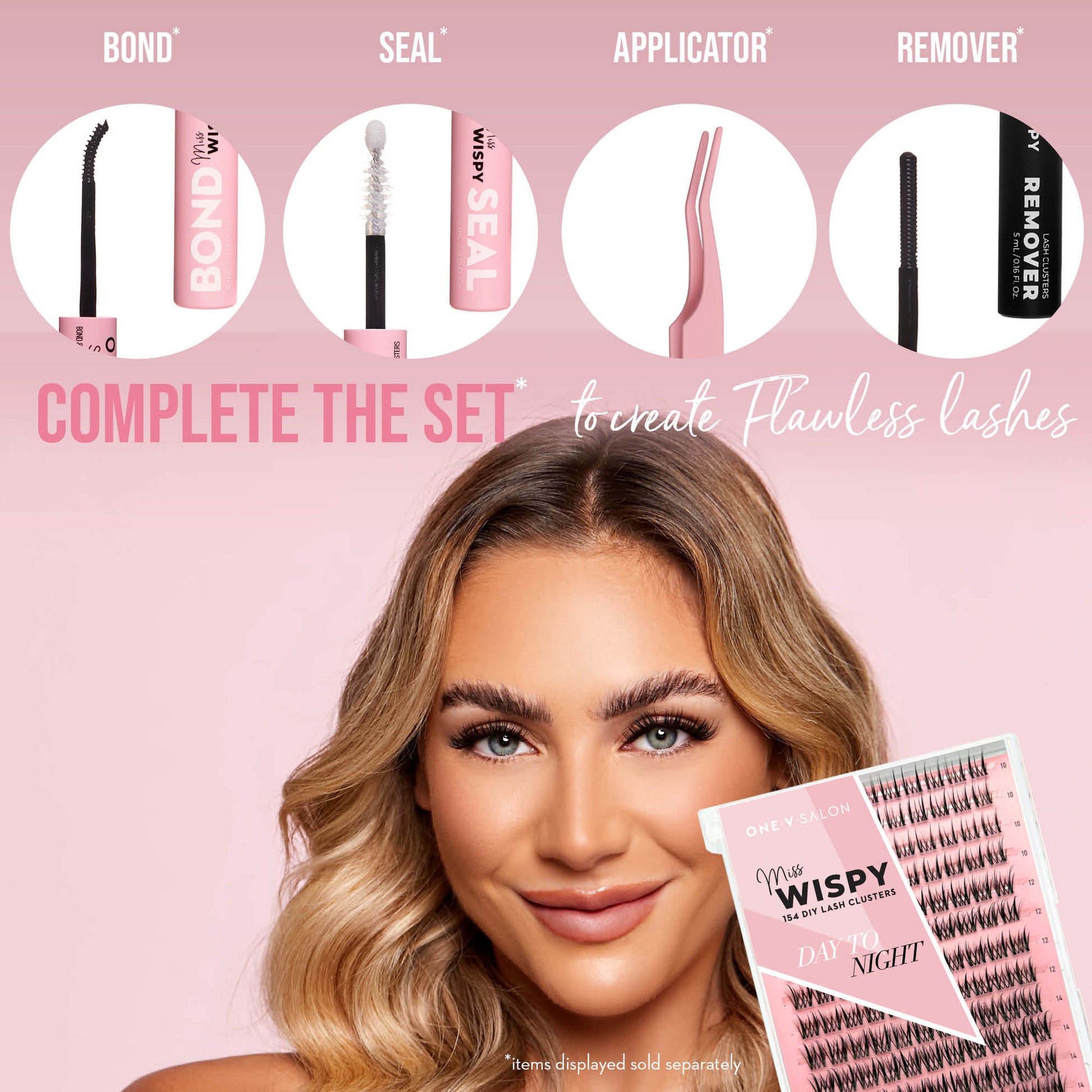Miss Wispy Cluster Lashes - Day to Night - 154 DIY Cluster lashes - LASH V