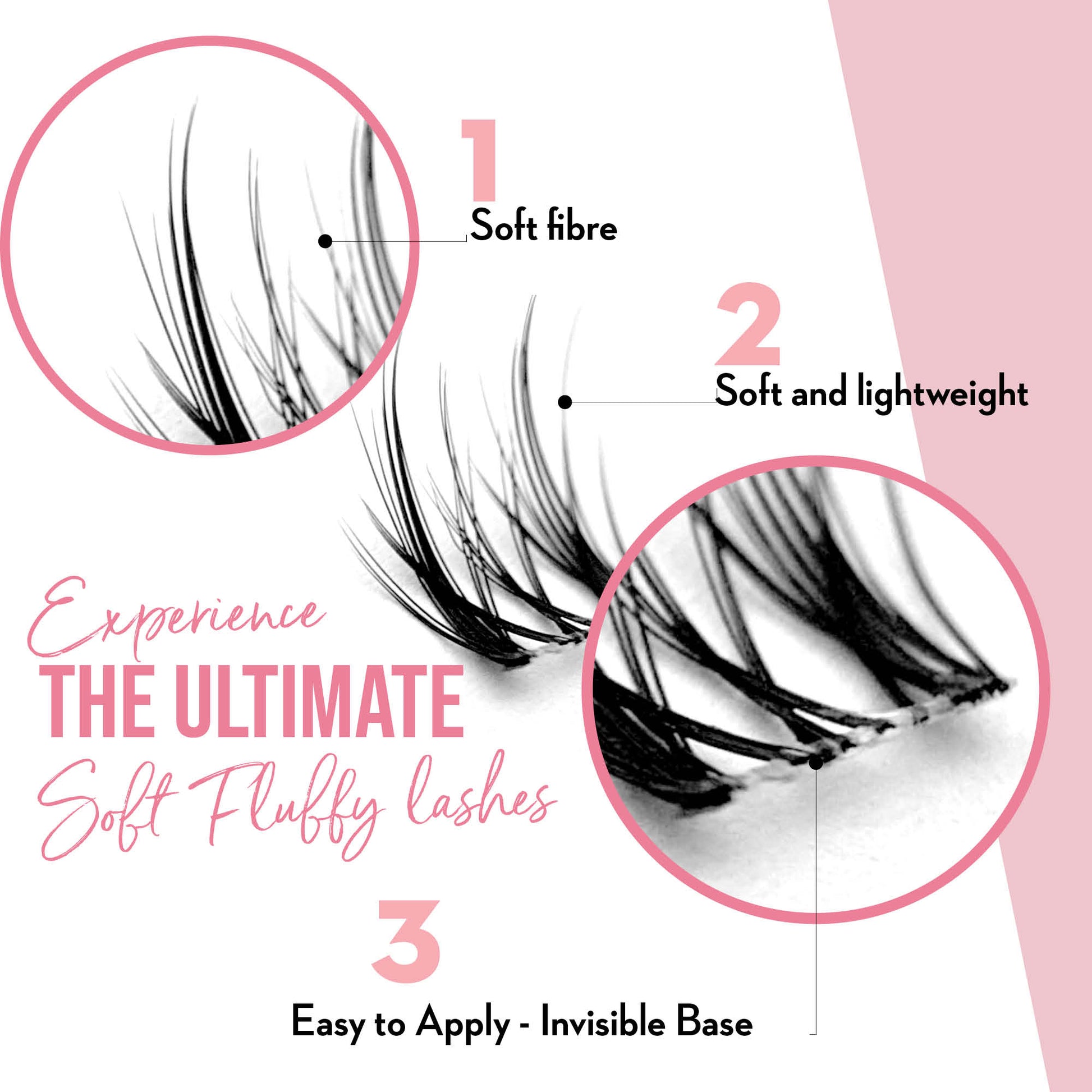 Miss Wispy Cluster Lashes Day to Night - 154 DIY Cluster Lashes Complete Kit (Bundle Pack) - LASH V