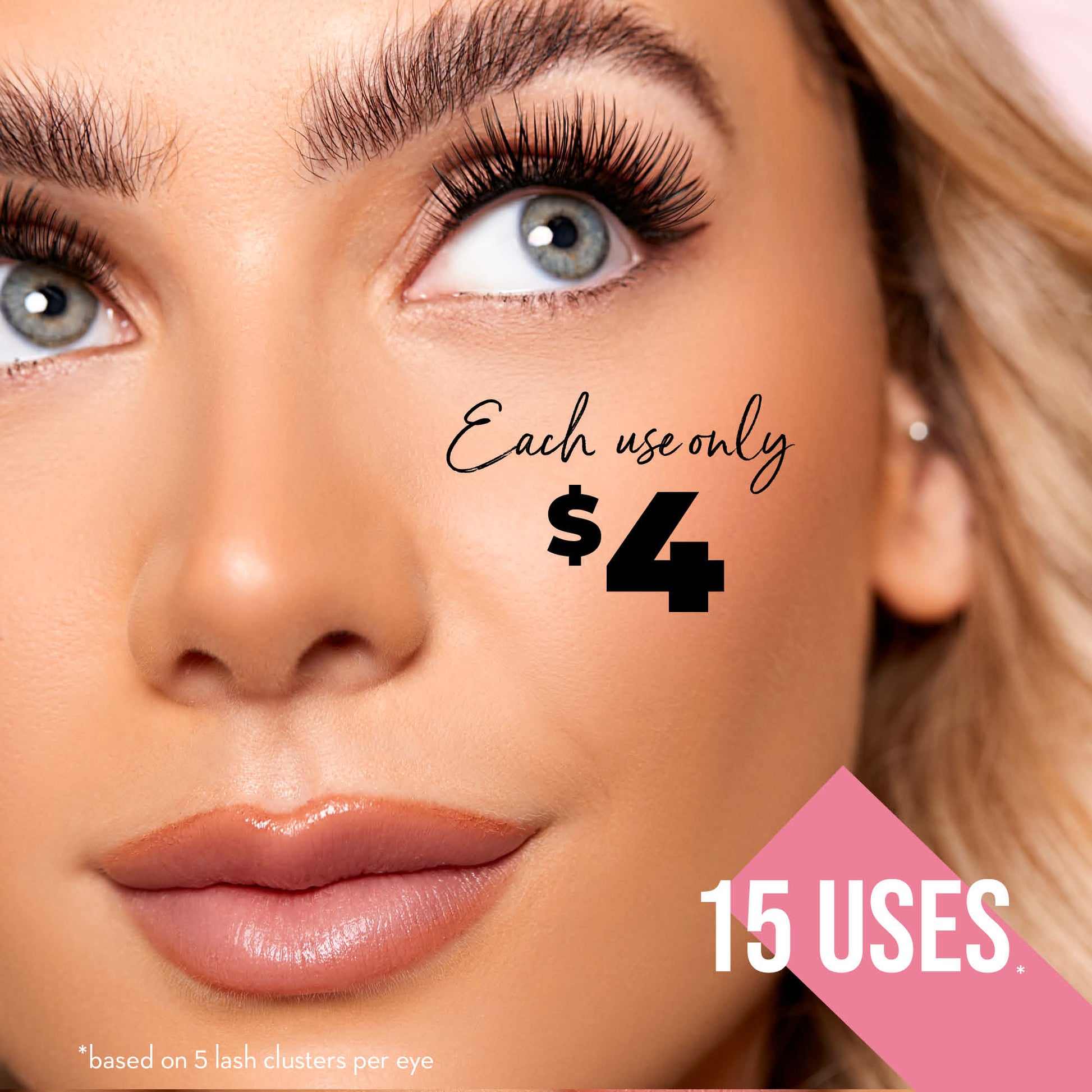 Miss Wispy Cluster Lashes Day to Night - 154 DIY Cluster Lashes Complete Kit (Bundle Pack) - LASH V