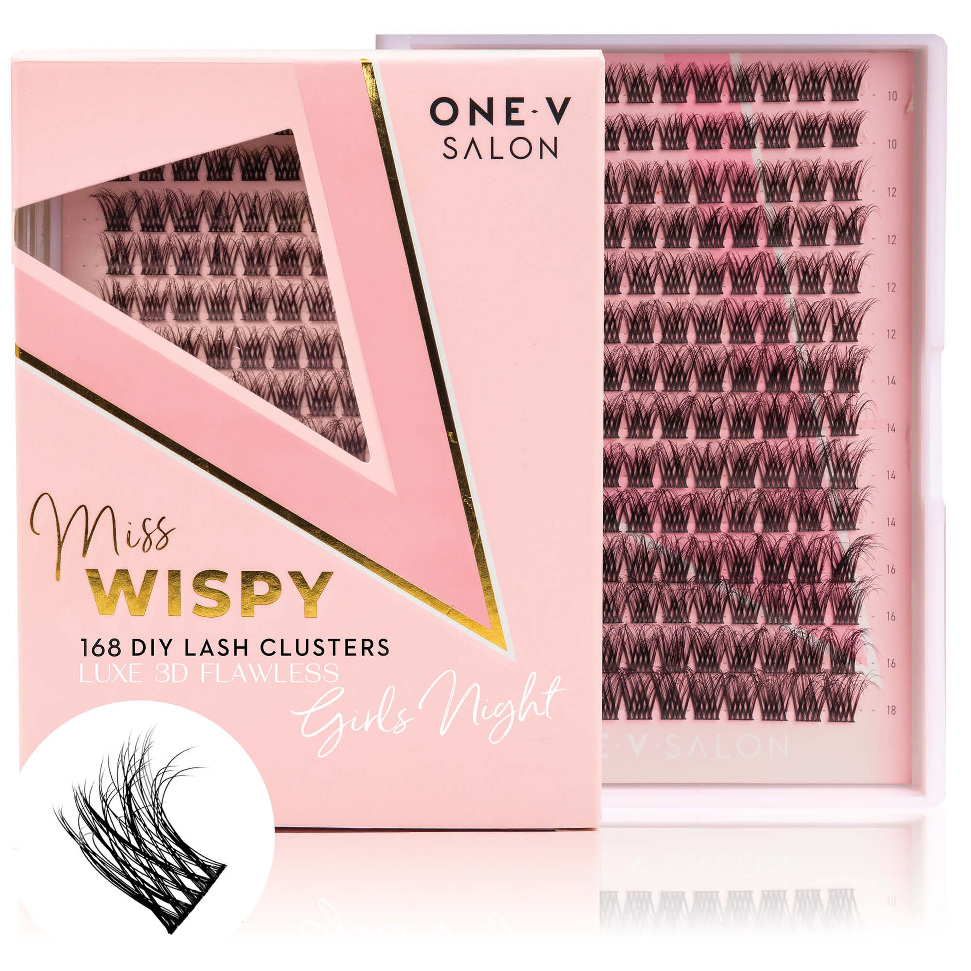 Luxe 3D Flawless - Girls Night - 168 DIY Cluster Lashes (Bundles Pack) - LASH V