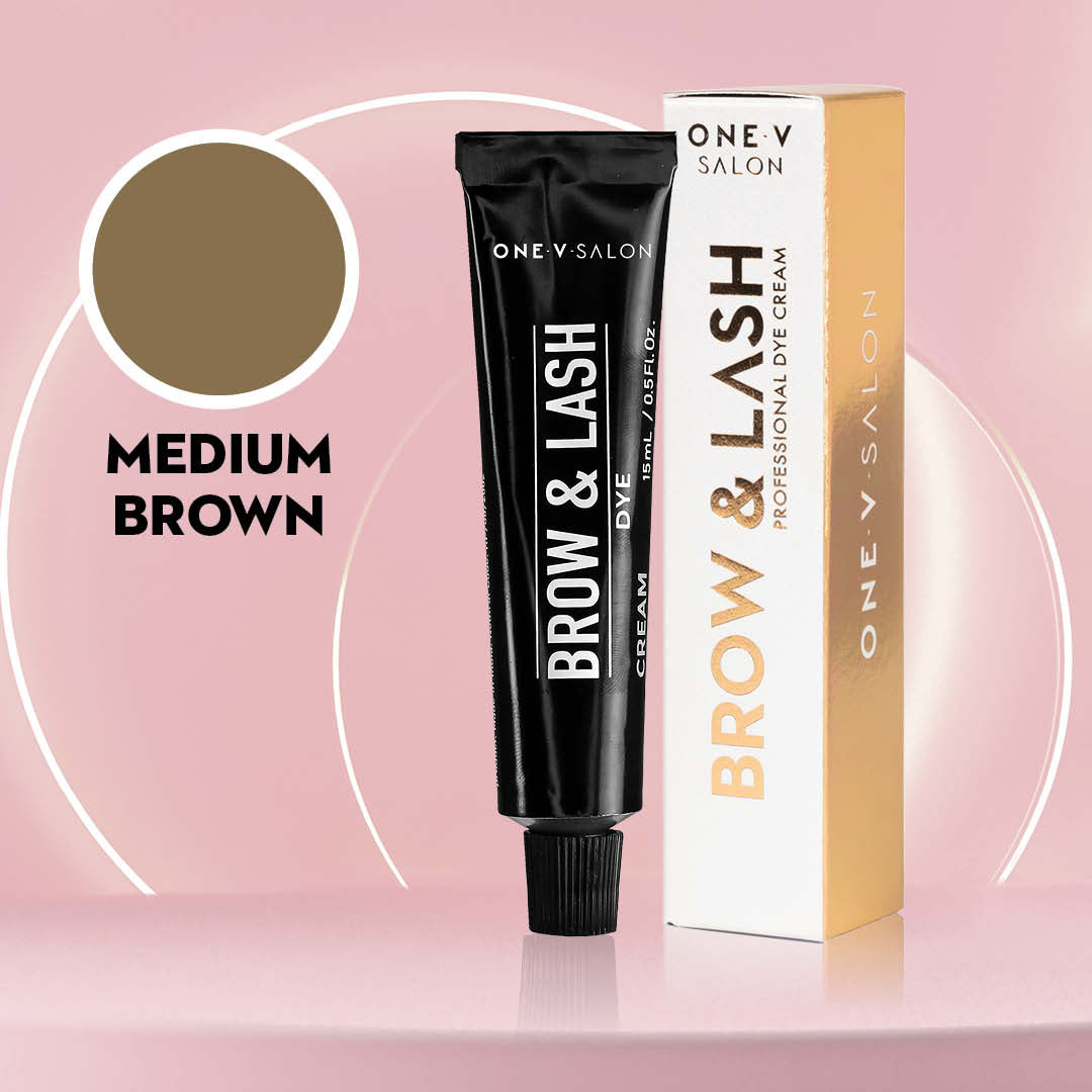 Brow & Lash Cream Dye Starter Kit - 4 Colours and 1 Developer - LASH V