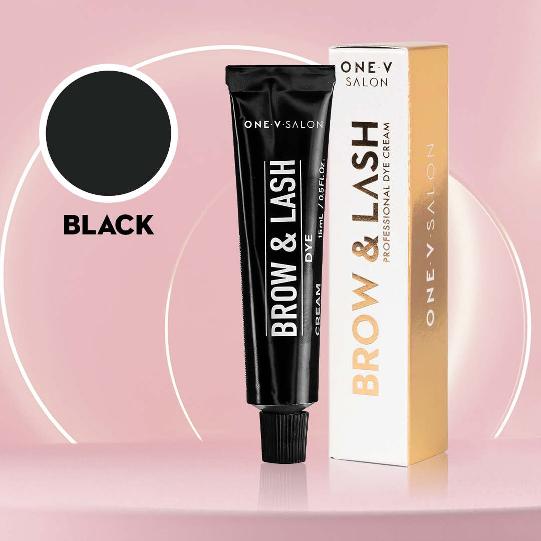 Brow & Lash Cream Dye Starter Kit - 4 Colours and 1 Developer - LASH V