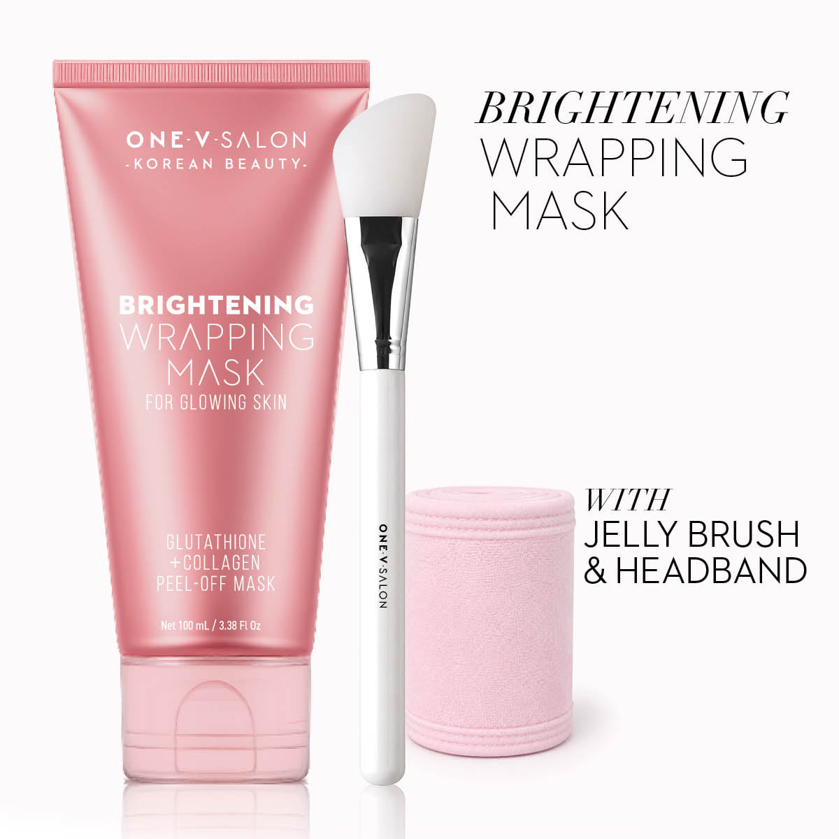 Brightening Wrapping Peel-Off Mask with Collagen | 100ml Kit - LASH V