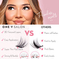 Luxe 3D Flawless -Glam Volume - 154 DIY Cluster Lashes with Bond and Seal Kit - LASH V