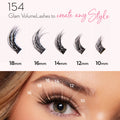 Luxe 3D Flawless -Glam Volume - 154 DIY Cluster Lashes with Bond and Seal Kit - LASH V