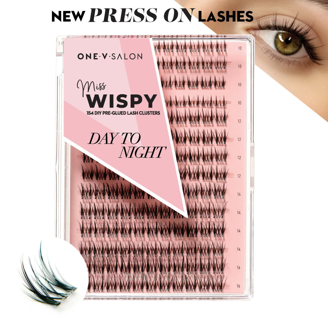 Miss Wispy Press On Pre-glued Under-lashes Cluster Lashes - LASH V