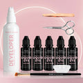 Brow Liquid Dye Complete Combo Kit - X5 colours - LASH V