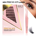 Miss Wispy Glam Volume Press On Pre-glued Under-lashes Cluster Lashes & Applicator - LASH V