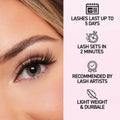 Miss Wispy Glam Volume Press On Pre-glued Under-lashes Cluster Lashes & Applicator - LASH V