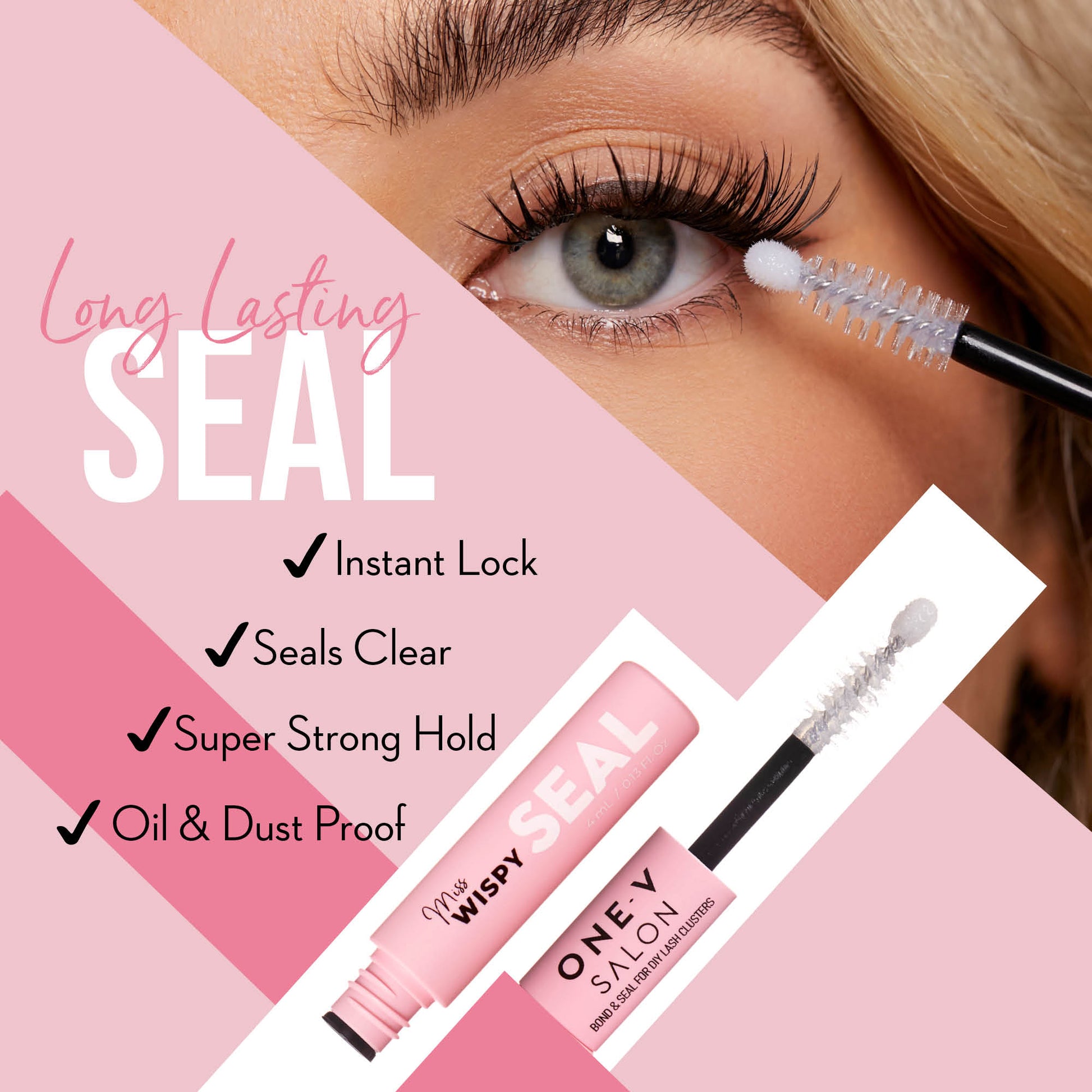 Miss Wispy Cluster Lashes - Bond & Seal . - LASH V