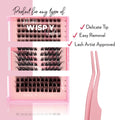 Miss Wispy Cluster Lashes - Applicator Tweezer . - LASH V