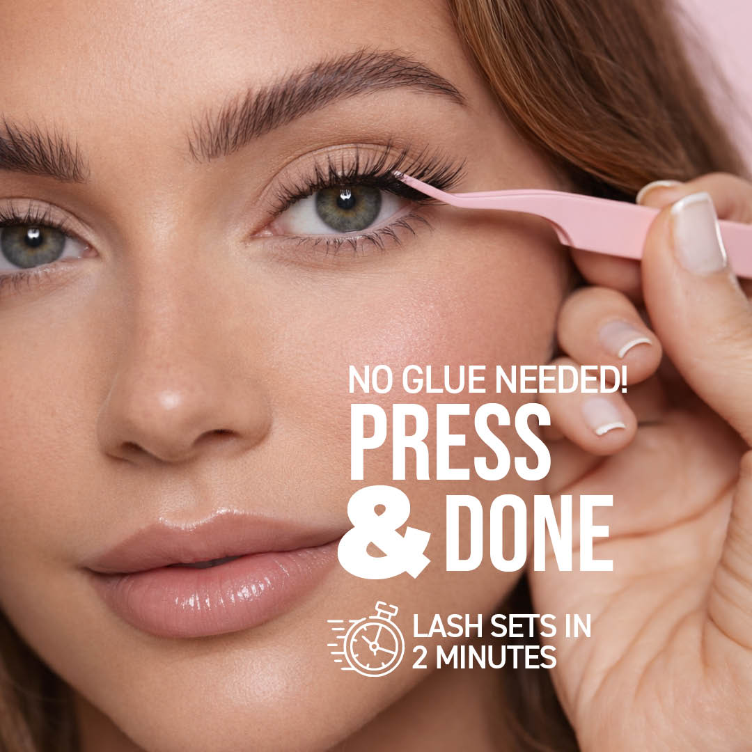 Camellia Wispy Press-On Pre-Glued Cluster Lashes - LASH V