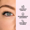 Camellia Wispy Press-On Pre-Glued Cluster Lashes - LASH V