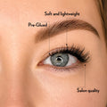 Camellia Wispy Press-On Pre-glued Cluster Lashes & Applicator - LASH V