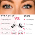 Camellia Wispy Press-On Pre-Glued Cluster Lashes - LASH V