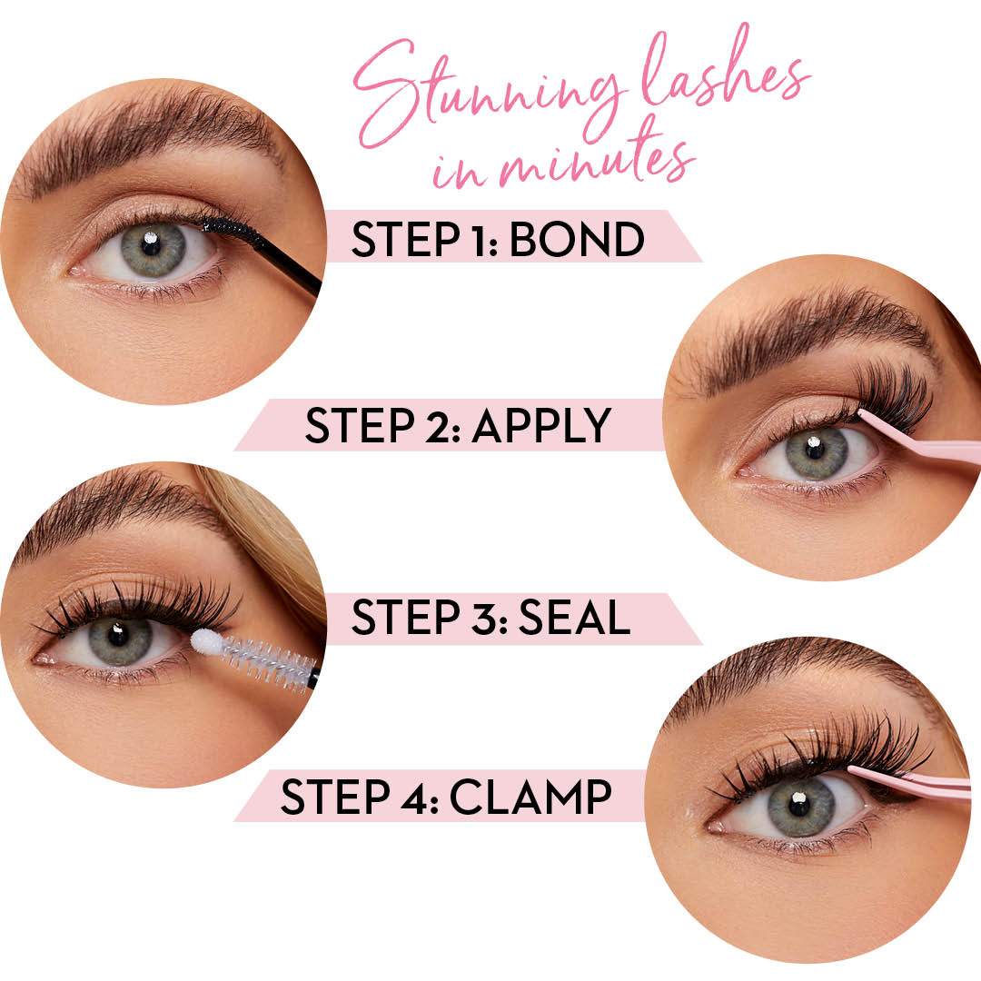 Miss Wispy - Dream Wave - 182 DIY Cluster lashes With Bond and Seal Kit - LASH V