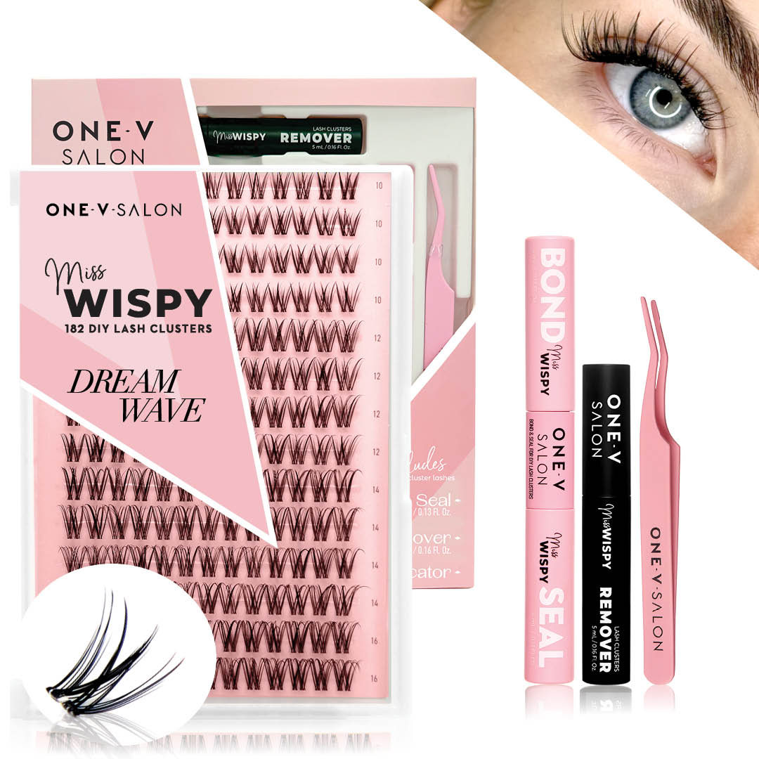 Miss Wispy Cluster Lashes - Dream Wave - 182 DIY Cluster lashes Complete Kit - LASH V