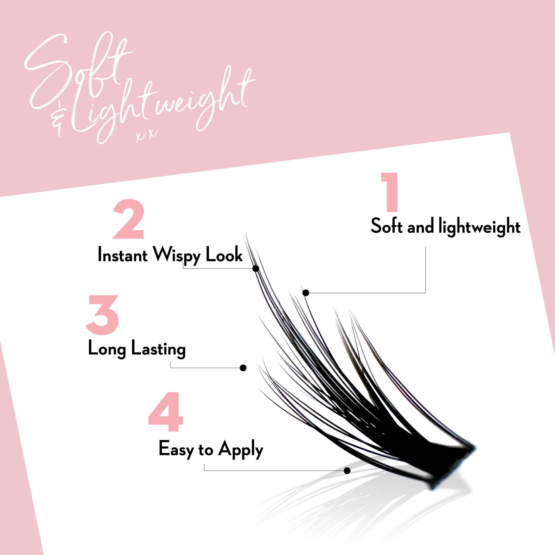 Miss Wispy Cluster Lashes - Vixen Complete Kit (Bundle Pack) - LASH V