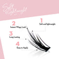 Miss Wispy Cluster Lashes - Vixen Complete Kit (Bundle Pack) - LASH V