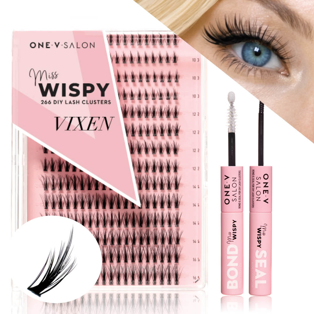 Miss Wispy Cluster Lashes - Vixen Wisp With Bond and Seal Kit - LASH V