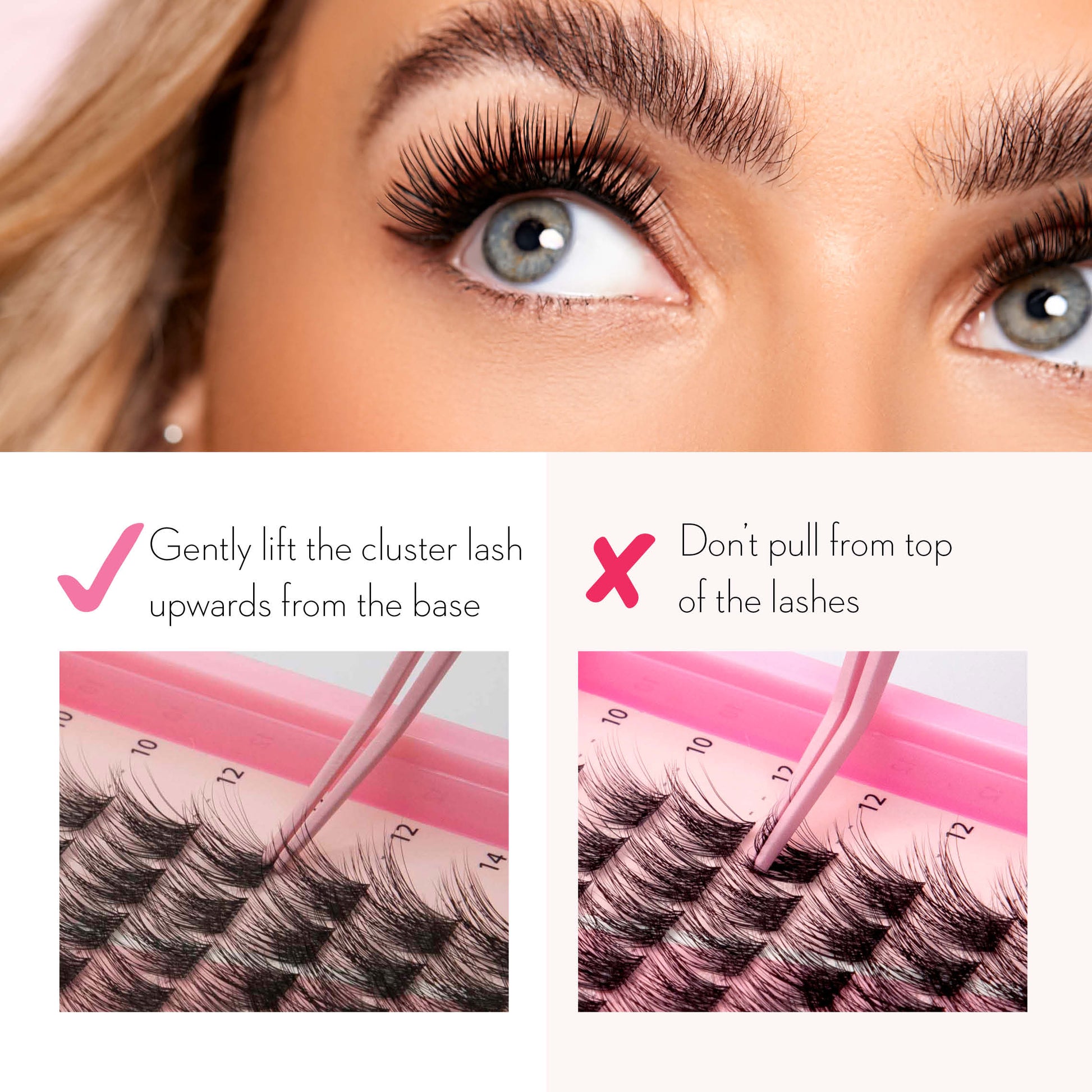 Miss Wispy Cluster Lashes - Petite Vixen Wisp With Bond and Seal Kit - LASH V