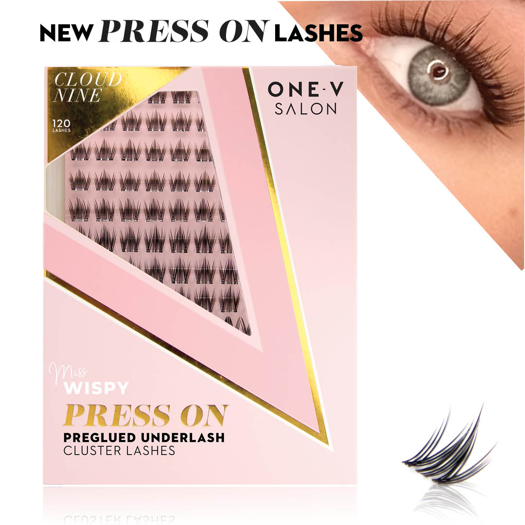 Cloud 9 Press On Preglued Under-lashes Cluster Lashes - LASH V