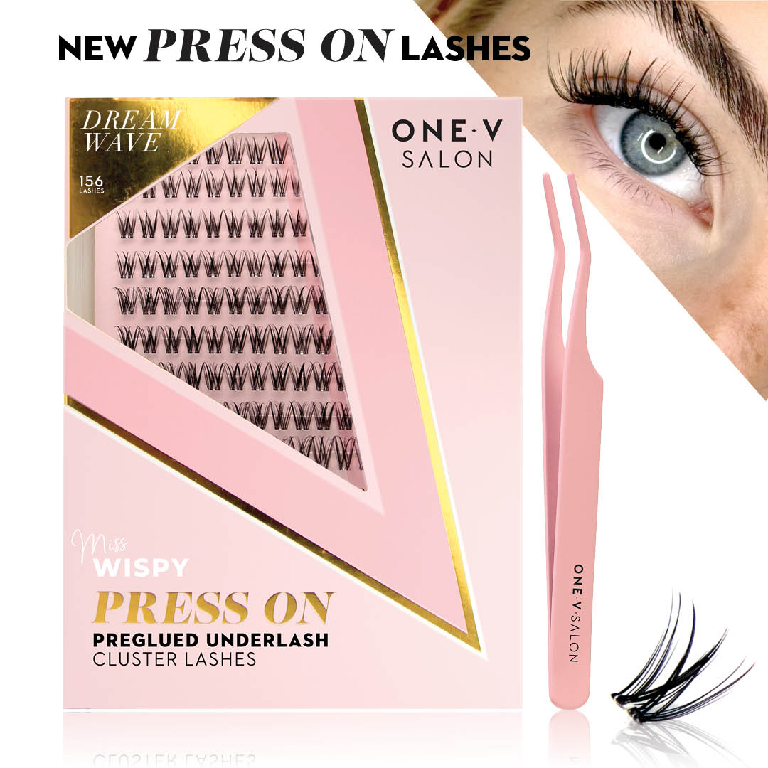 Dream Wave On Pre-glued Under-lashes Cluster Lashes & Applicator - LASH V