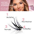 Dream Wave On Pre-glued Under-lashes Cluster Lashes & Applicator - LASH V