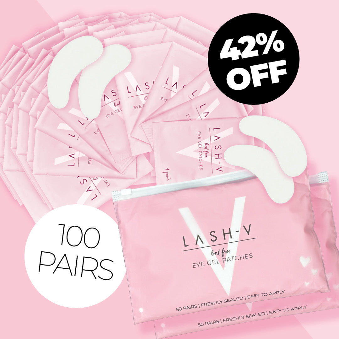Eye Gel Pads - Lash Extension Supplies (50x pack/ 100x pack/ 150x pack/ 200 pack) - LASH V