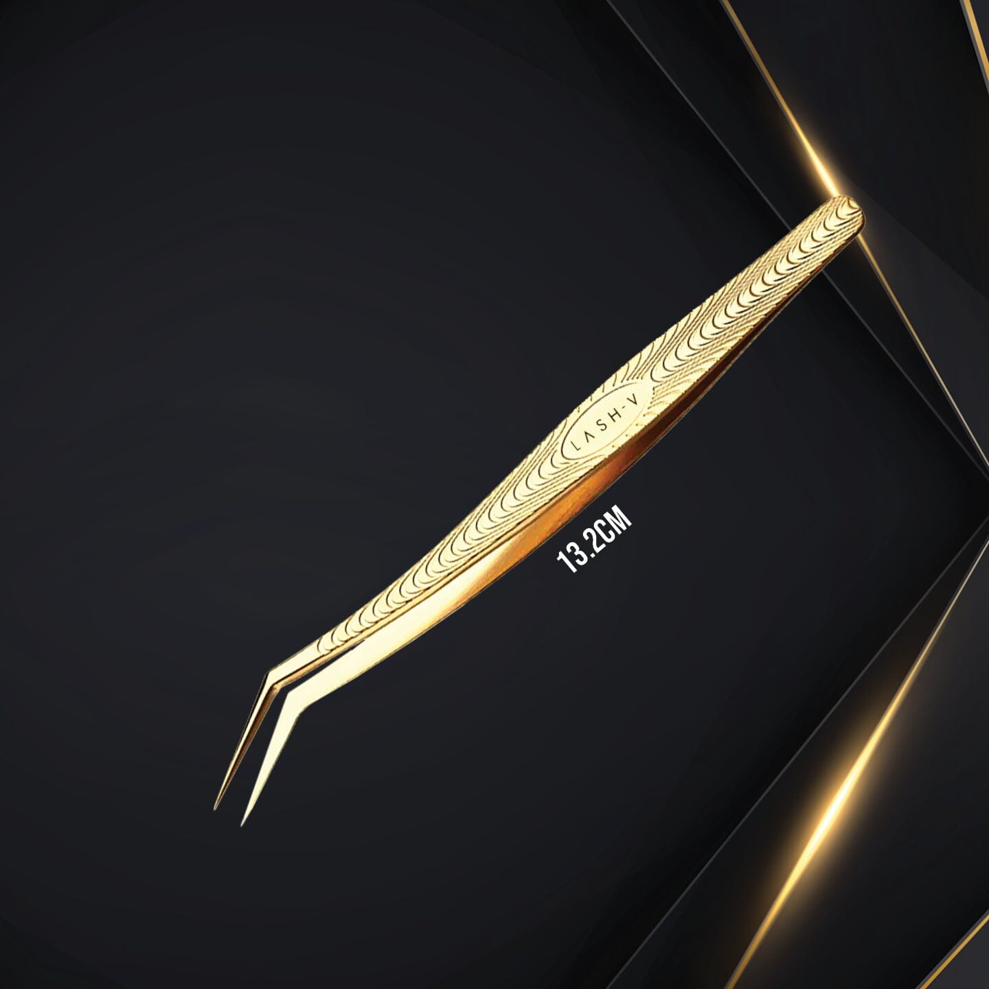 Luxe Gold Tweezers - Angled #5 - LASH V