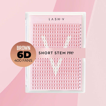 6D Short Stem Pro - Brown 400 Fans - LASH V