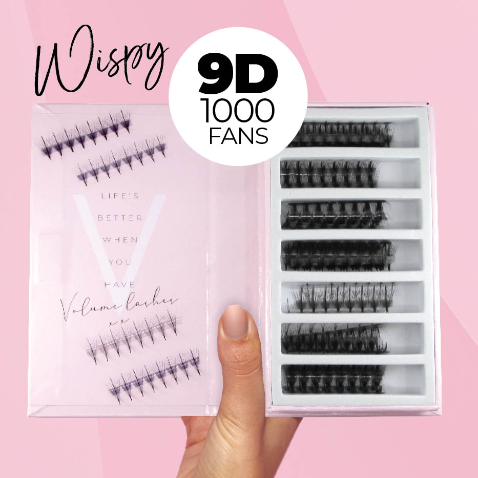 9D Promade Wispy Ultra-speed - 1000 Fans - LASH V