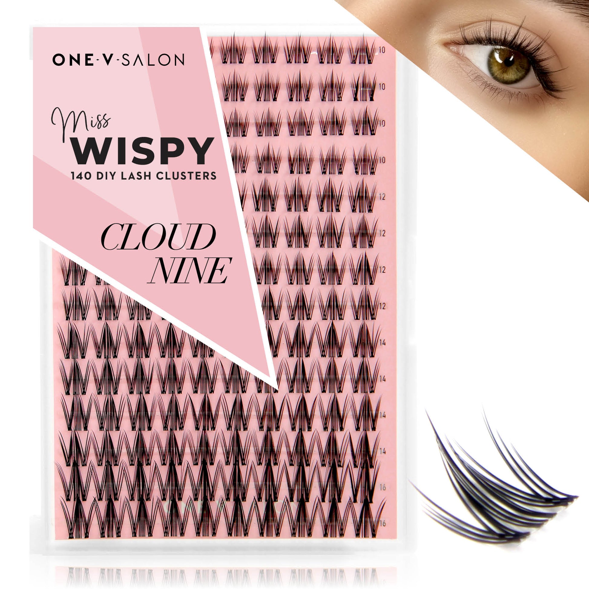 Miss Wispy Cluster Lashes - Cloud 9 - 140 DIY Cluster lashes - LASH V