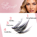 Miss Wispy Cluster Lashes - Cloud 9 - 140 DIY Cluster Lashes (Bundle packs) - LASH V