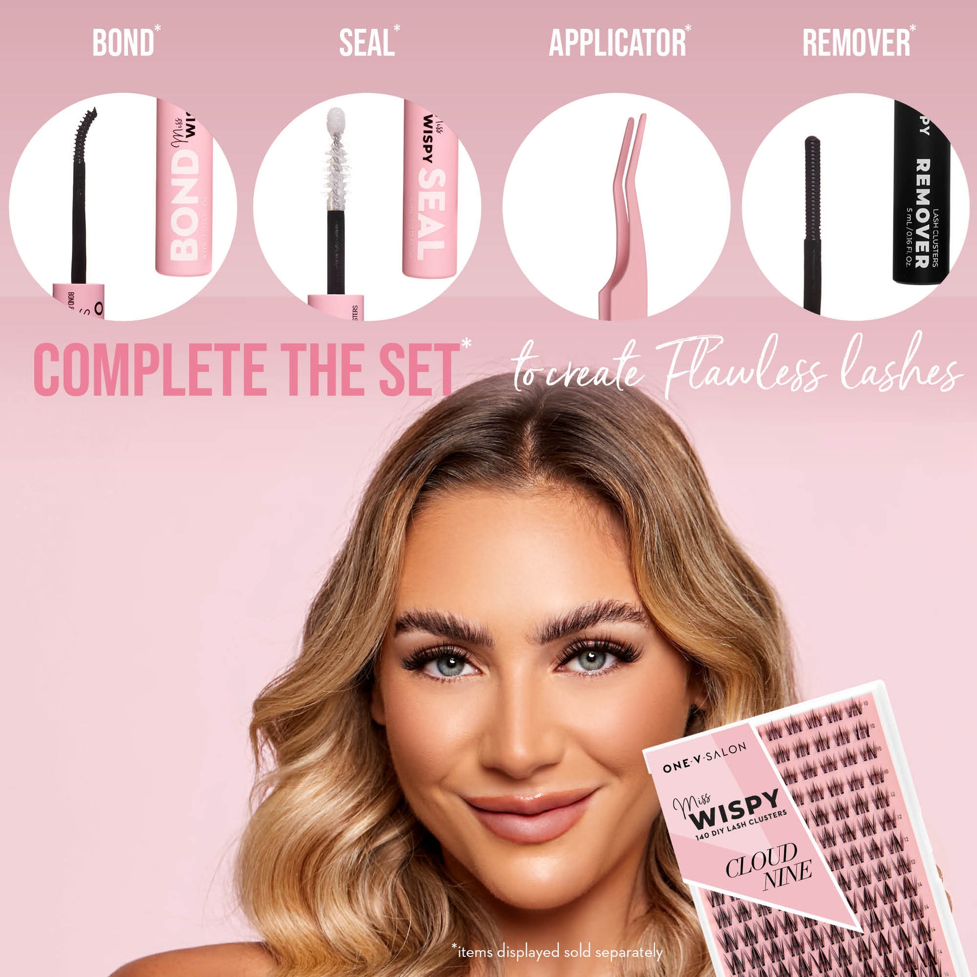 Miss Wispy Cluster Lashes - Cloud 9 - 140 DIY Cluster Lashes (Bundle packs) - LASH V