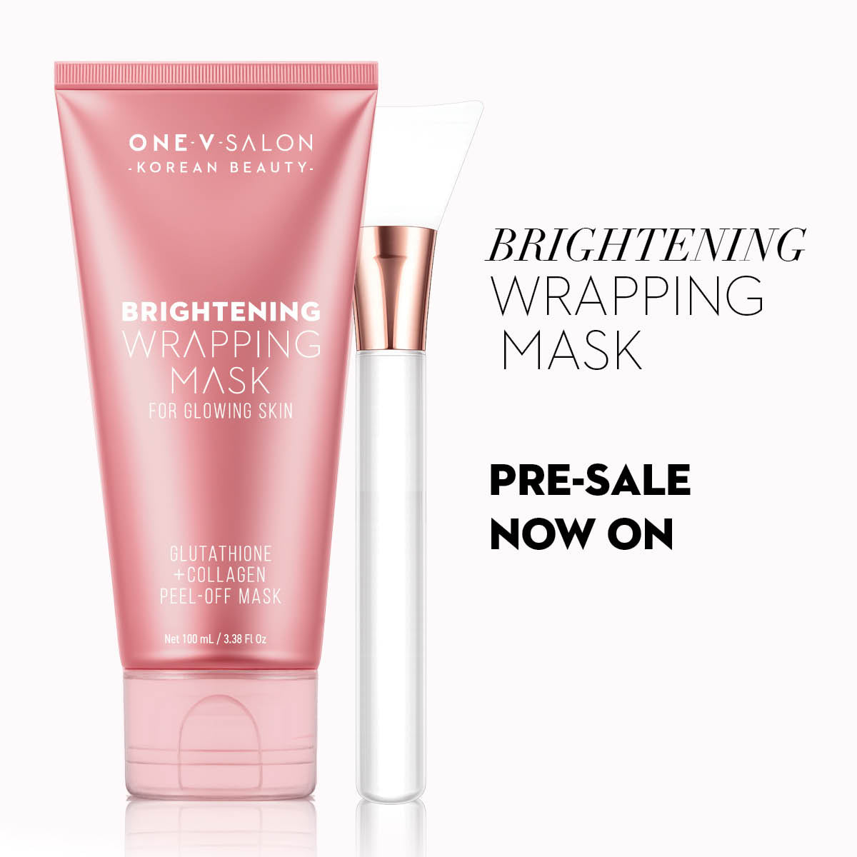 Brightening Wrapping Peel-Off Mask with Collagen | 100ml + Jelly Brush - LASH V