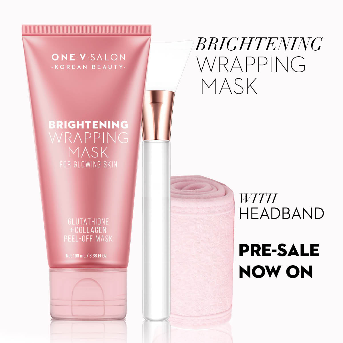 Brightening Wrapping Peel-Off Mask with Collagen | 100ml Kit - LASH V